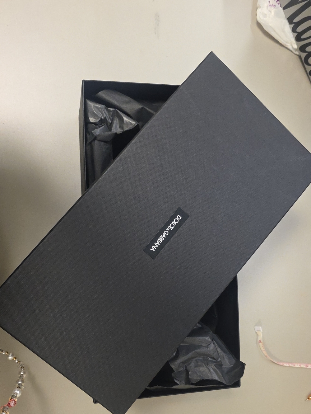 Dolce & Gabbana Black Men’s Shoe Box. No Shoes No Dust Bags. Include Wrappin14×7